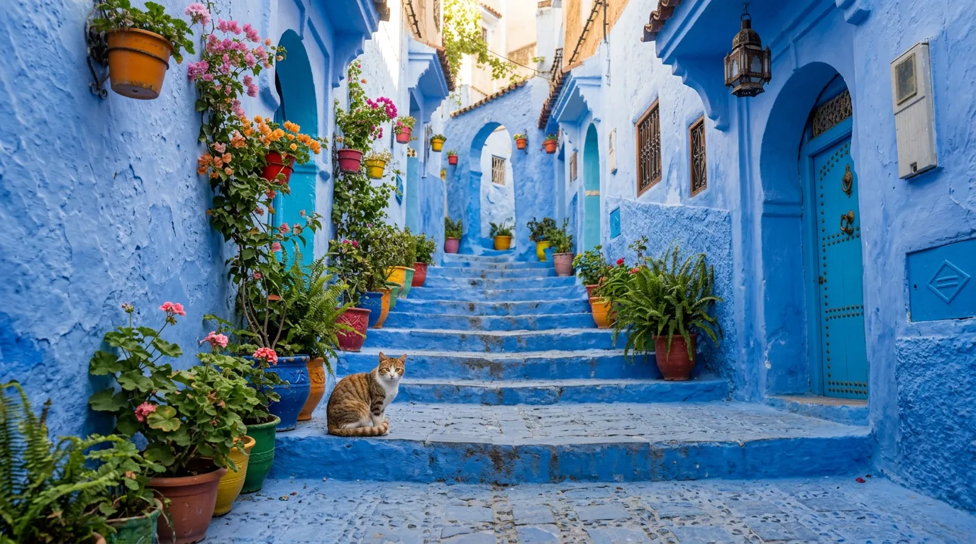 Chefchaouen — blue alleys and colorful doors